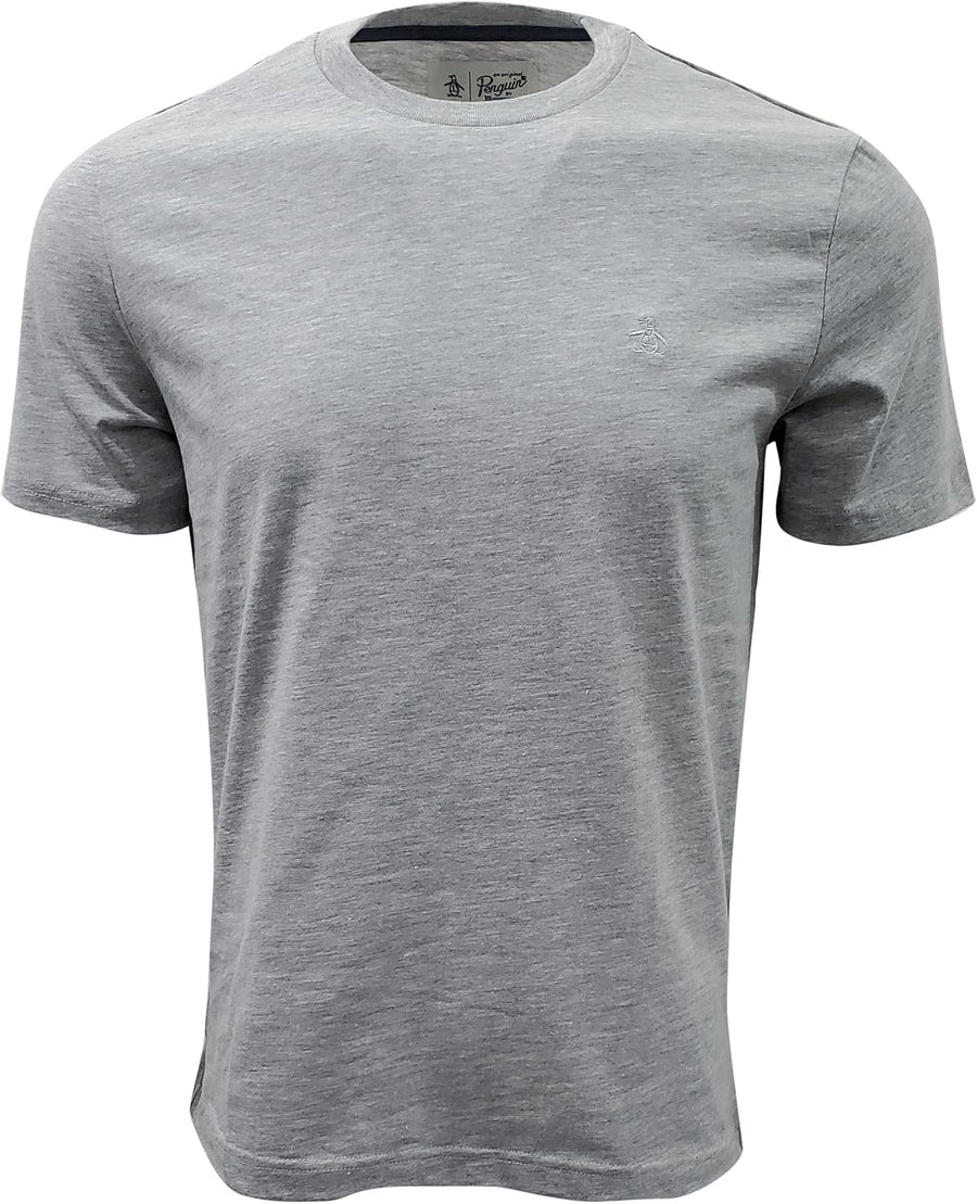 Original Penguin Men's Crewneck Basic Core Tee (US, Alpha, XX-Large, Regular, Regular, Rain Heather) - As Pictured