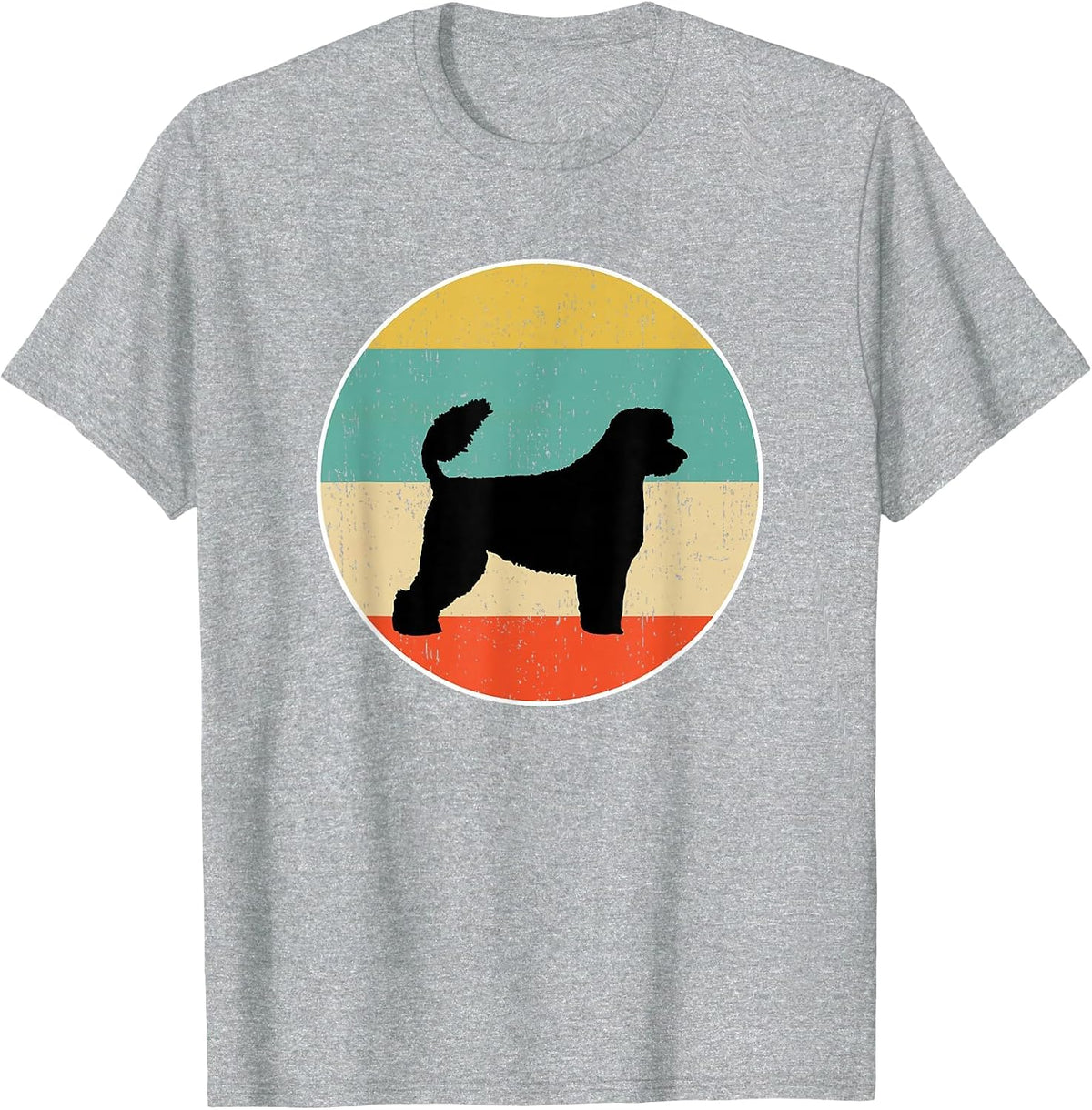 Portuguese Water Dog T-Shirt - Heather Grey