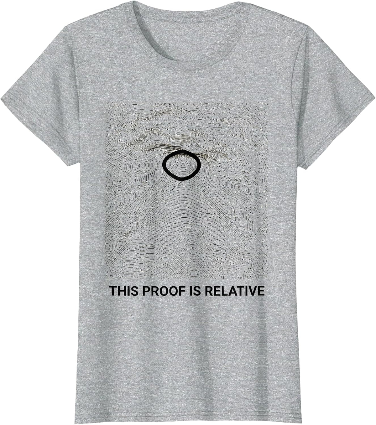 This Proof Is Relative Funny Smart Person Science Nerd T-Shirt - Heather Grey