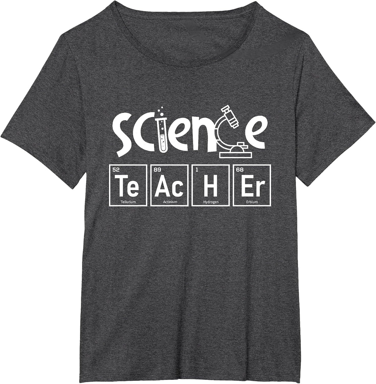 Science Teacher - Biology Lover Science Fan Physics T-Shirt - Dark Heather Grey