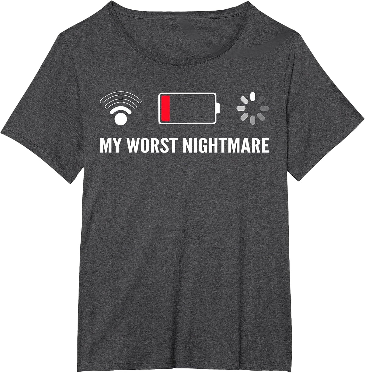 My Worst Nightmare Tees Funny Tees for Gamers T-Shirt - Dark Heather Grey