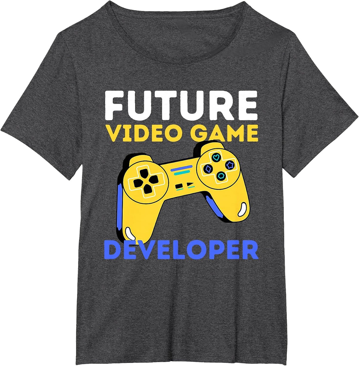Future Video Game Developer - Game Designer & Programmer T-Shirt - Dark Heather Grey