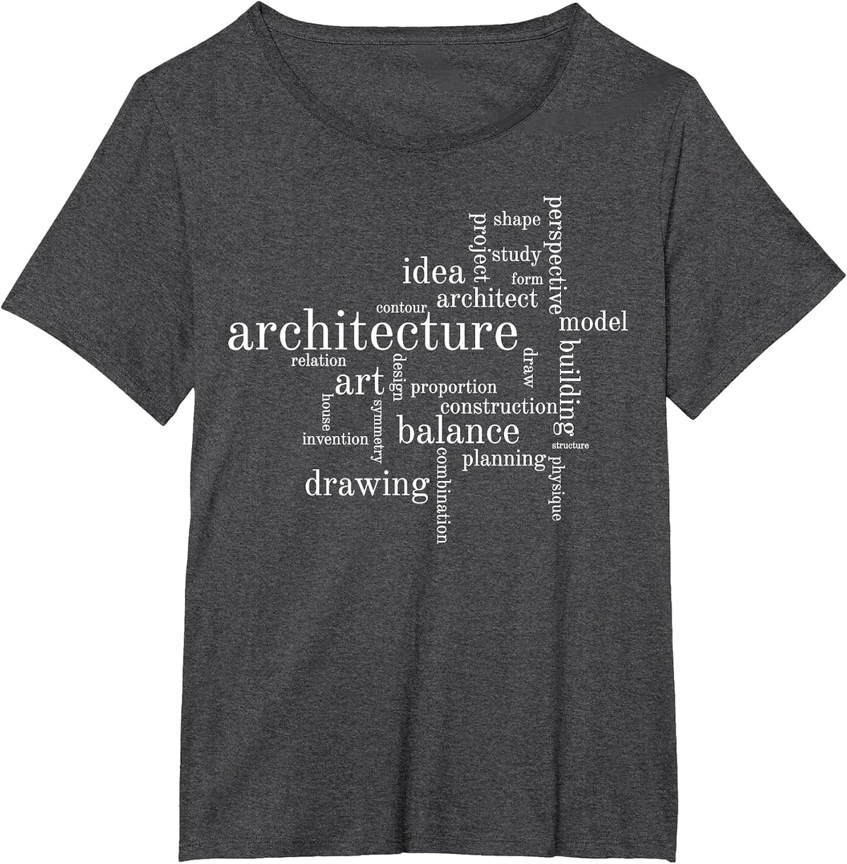 Architecture Work Content Architects T-Shirt T-Shirt - Dark Heather Grey