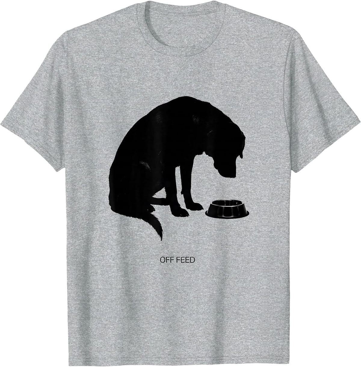 Men's Off Feed Funny Veterinarian Vet Tech Gift Workplace Humor T-Shirt - Heather Grey