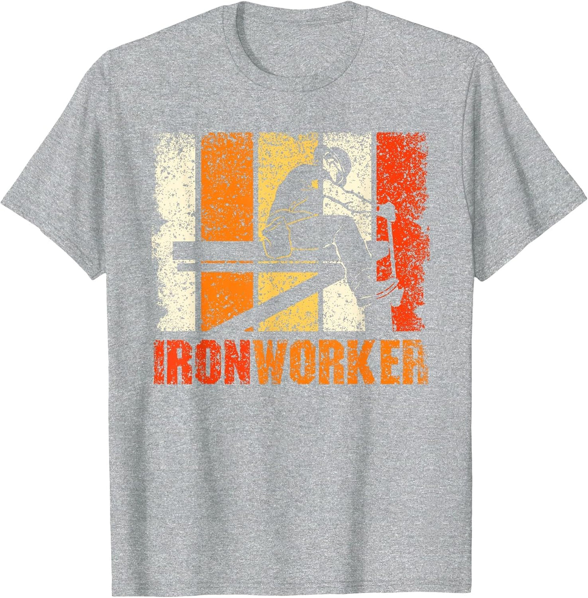 Ironworker Iron Worker Ironwork Ironworkers Ironworker T-Shirt - Heather Grey