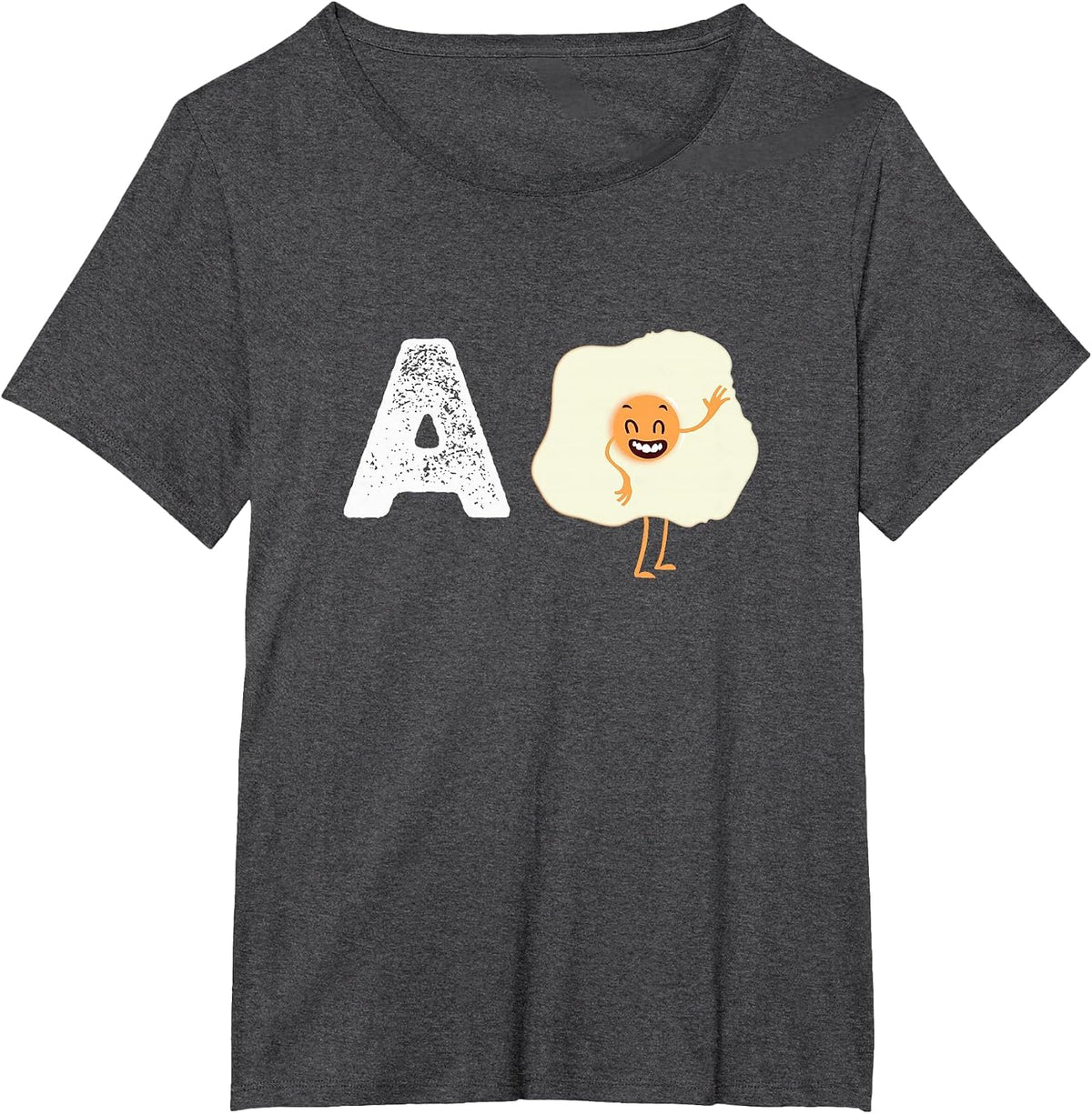 Ahuevo Funny Spanish Egg Lover Pun T-Shirt - Dark Heather Grey