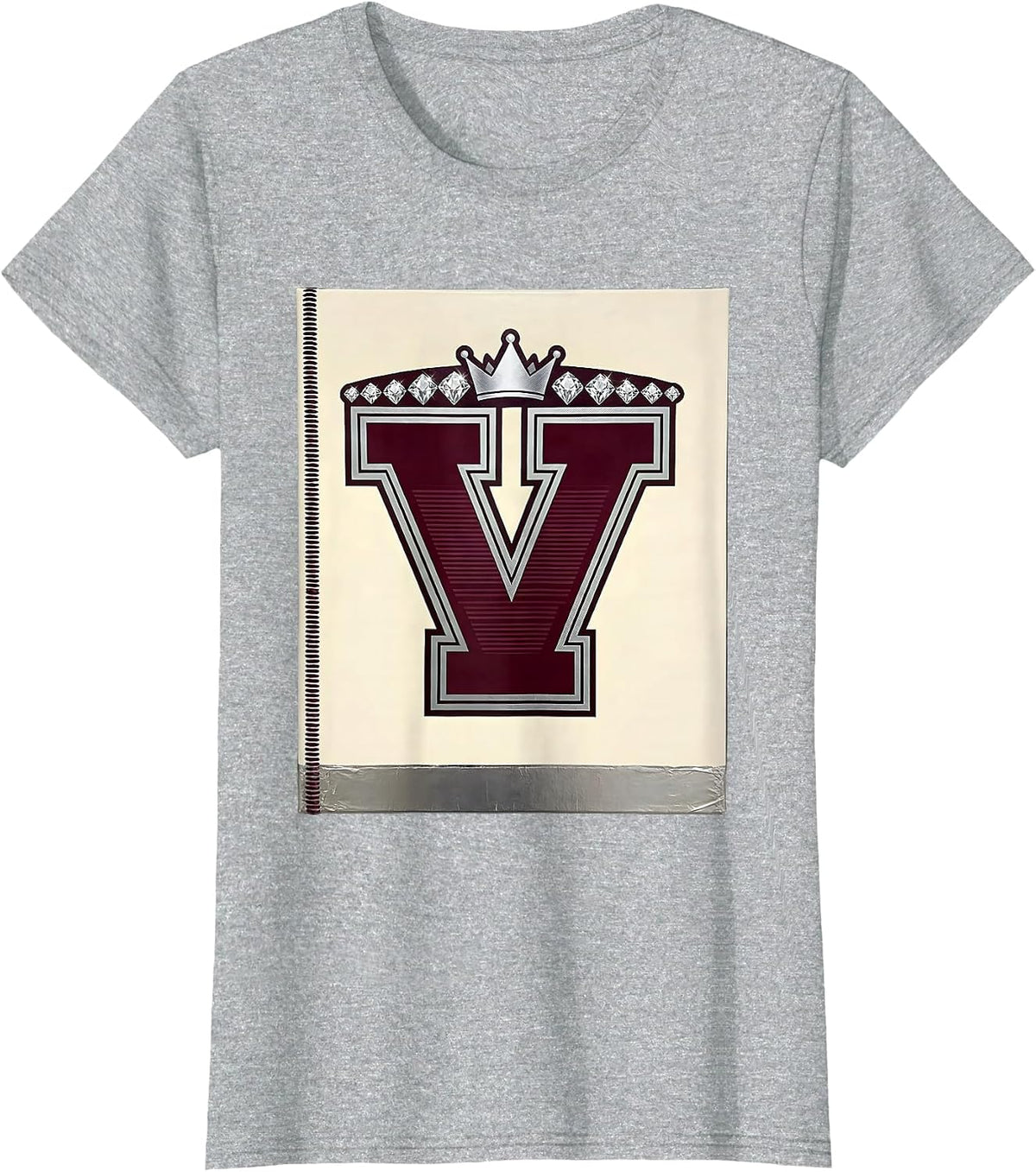 Volleyball Mom Clothesline Jersey Graphic T-Shirt - Heather Grey