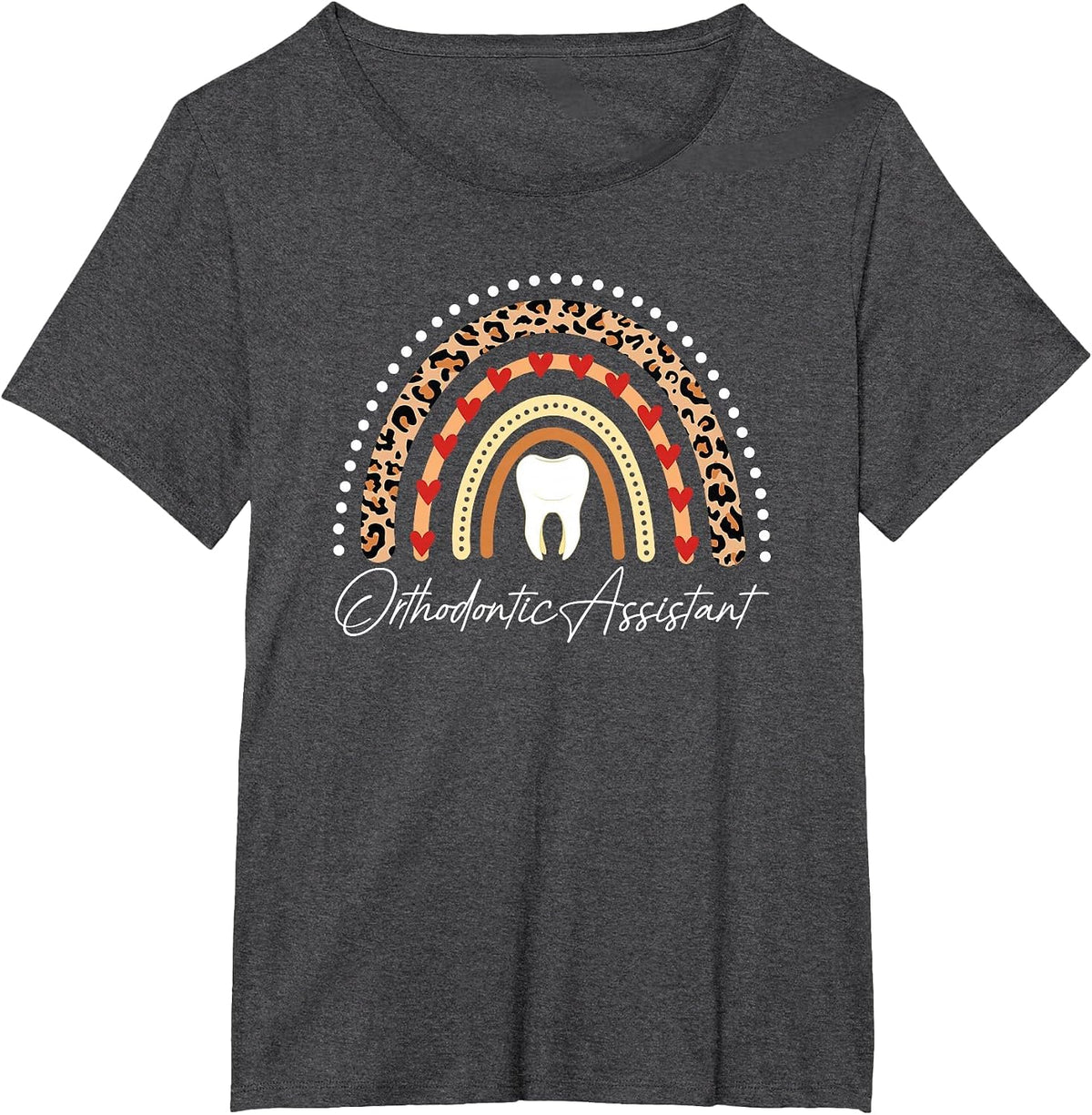 Orthodontic Assistant Dentist Braces T-Shirt - Dark Heather Grey