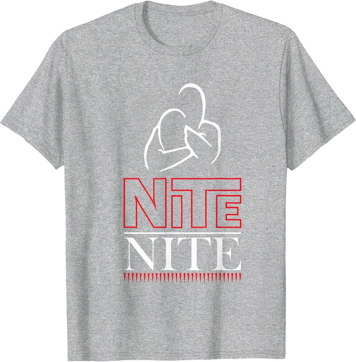 Jiu Jitsu Mixed Martial Arts Rear Nude Choke T-Shirt - Heather Grey