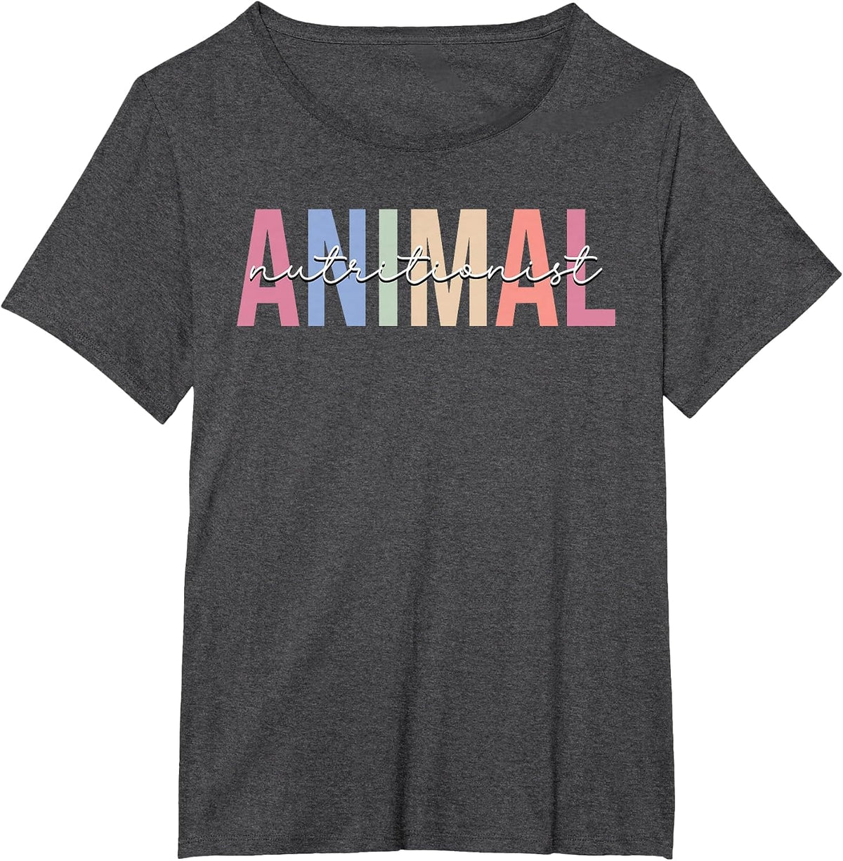 Animal Nutritionist Veterinary Animal Lover T-Shirt - Dark Heather Grey