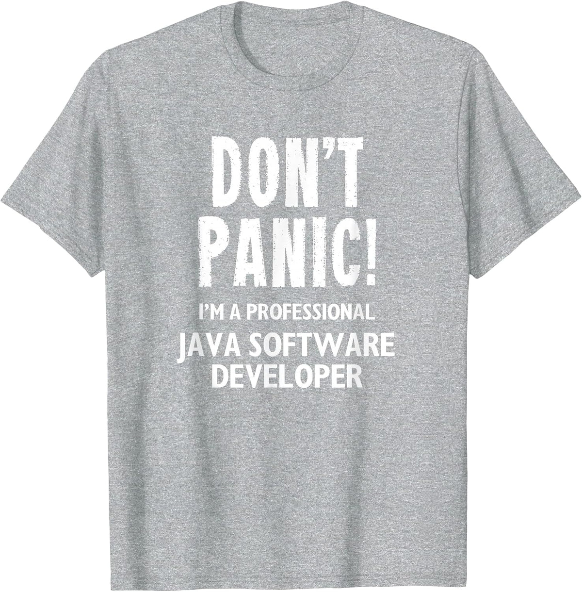 Java Software Developer T-Shirt - Heather Grey