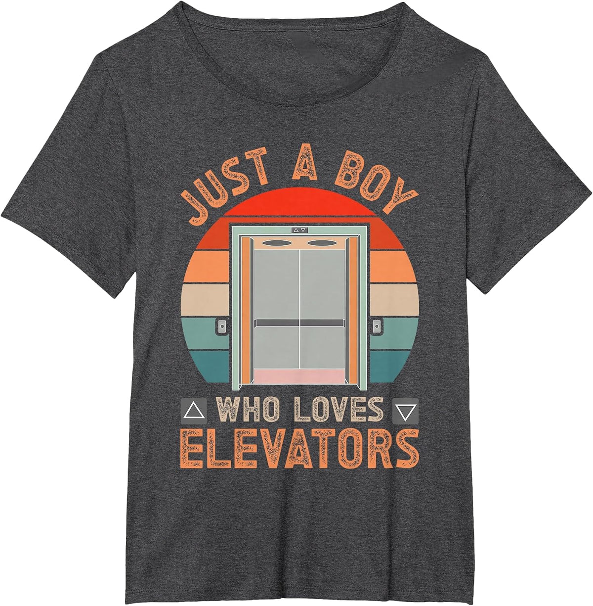 Elevator Mechanic Elevator T-Shirt - Dark Heather Grey