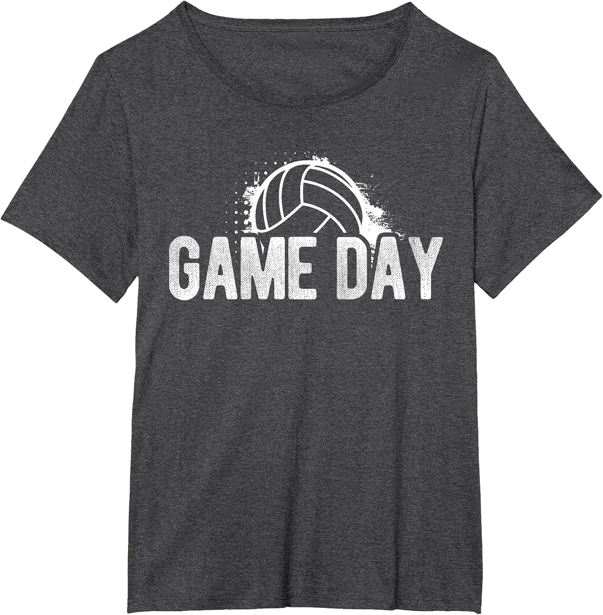 Game Day Volleyball Game Day Athlete Sport Hobby Coach T-Shirt - Dark Heather Grey