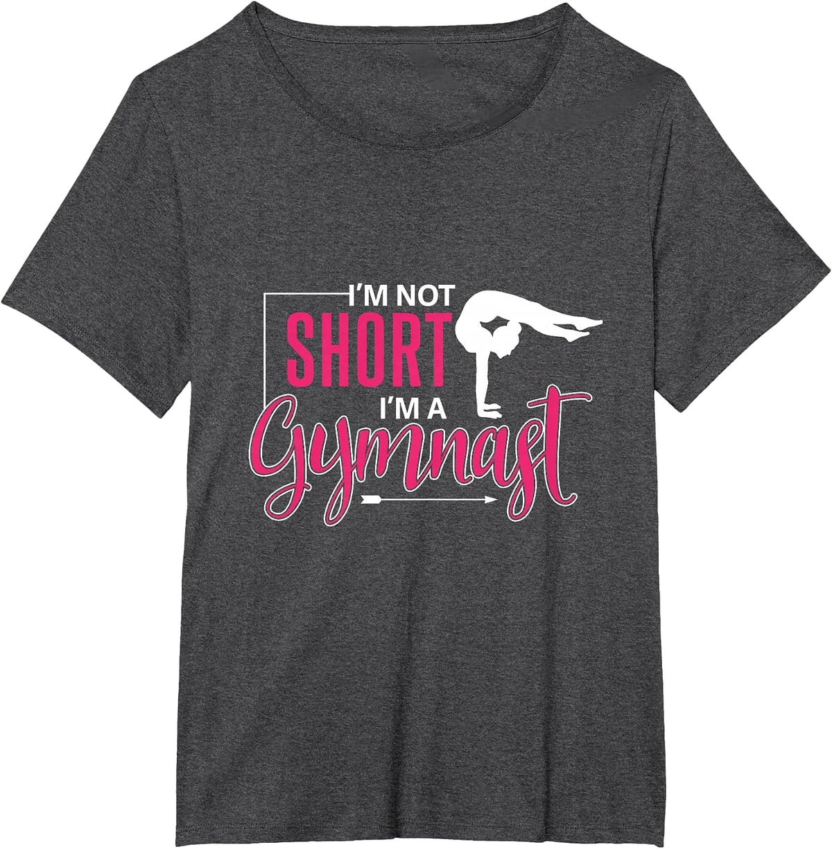 I'm A Gymnast Gymnastics Expert Gymnastic Lover T-Shirt - Dark Heather Grey