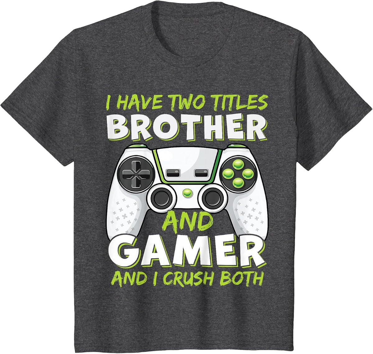 Funny Gaming Boys Girls Men Gamer Video Game T-Shirt - Dark Heather Grey