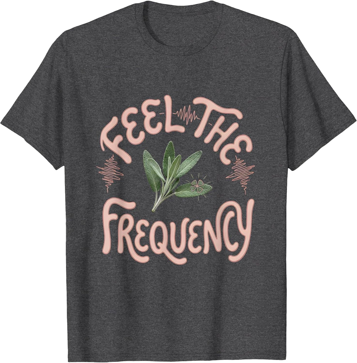 Feel The Frequency Retro Radiology Rad Tech X-Ray Tech T-Shirt - Dark Heather Grey