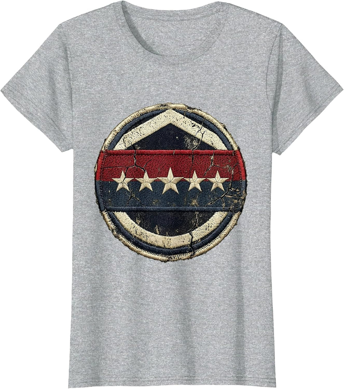 Labor Day Ironworker City Skyline Illustration T-Shirt - Heather Grey