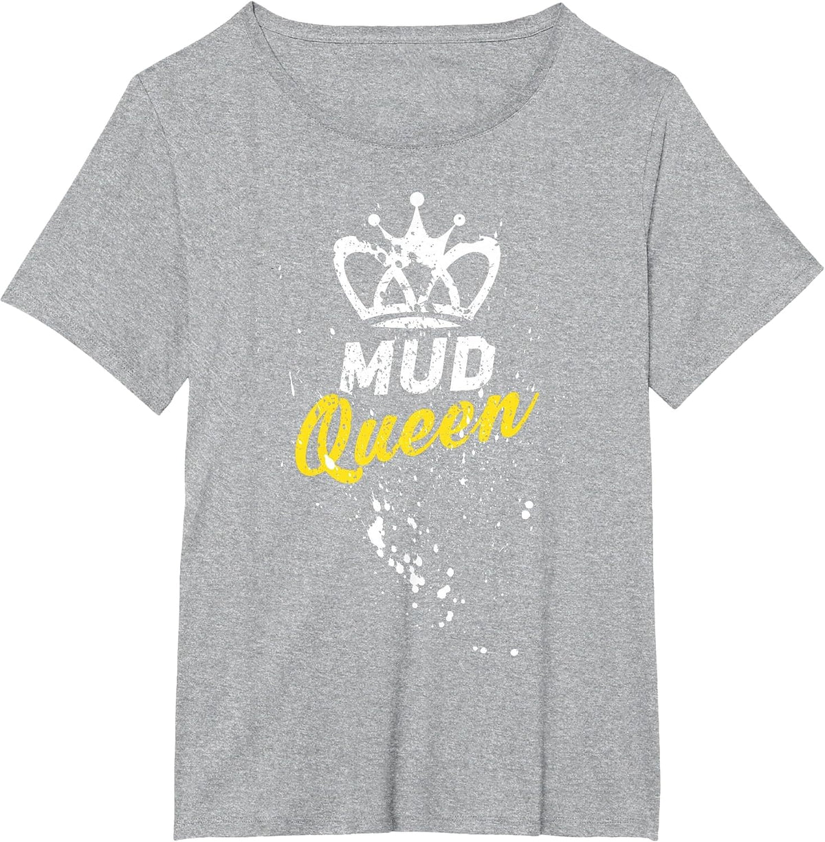 Mud Queen Funny Accessories for Men Women ATV 4-Wheeler Quad T-Shirt - Heather Grey