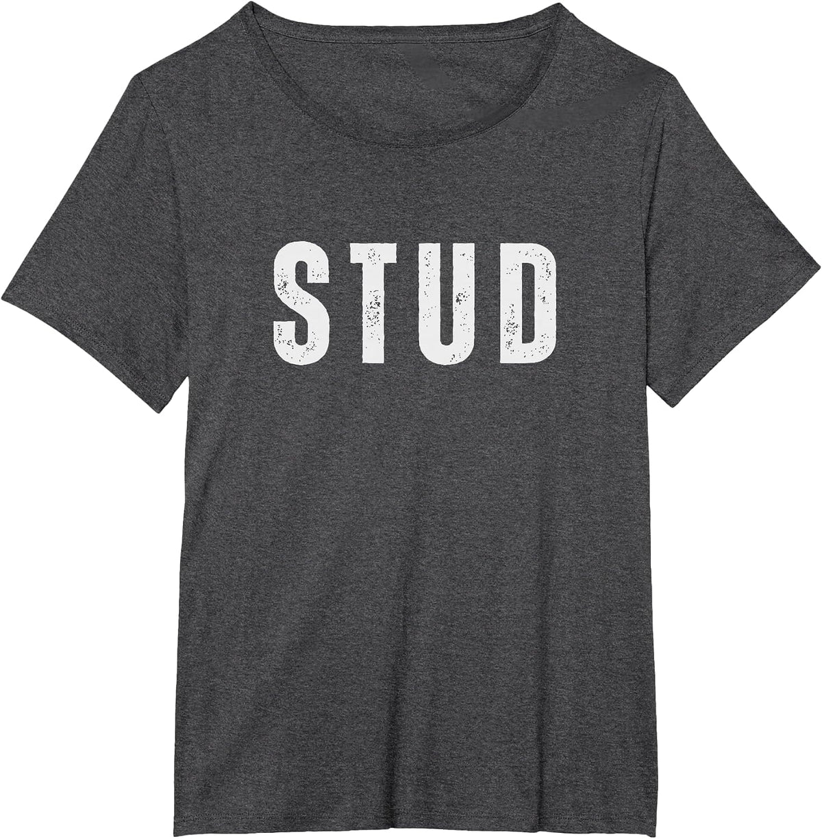 Couples Halloween Stud & Stud Finder Cute 70s 80s 90s T-Shirt - Dark Heather Grey