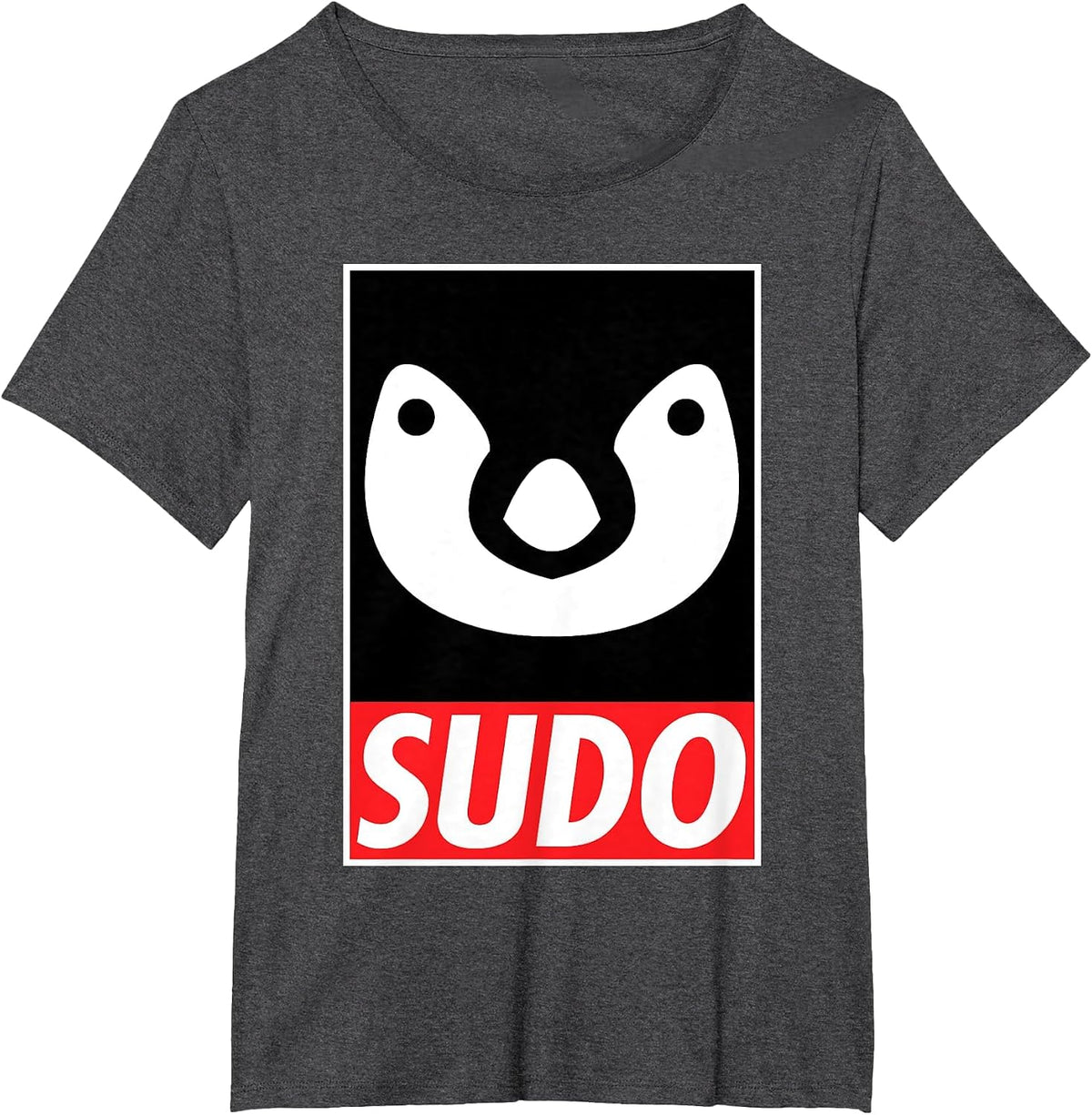 SUDO - Linux & Coding Humor & Nerd Pride Sudo Style Apparel T-Shirt - Dark Heather Grey