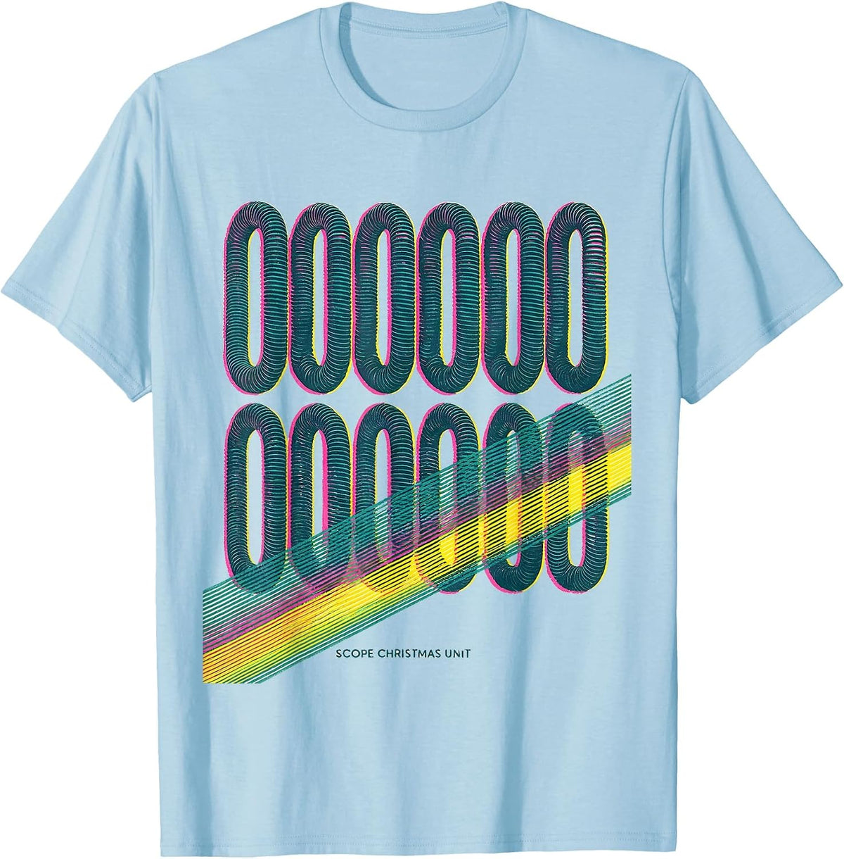 Men's Scope Christmas Unit Gastroenterology Nurse Endoscopy Tech T-Shirt - Baby Blue