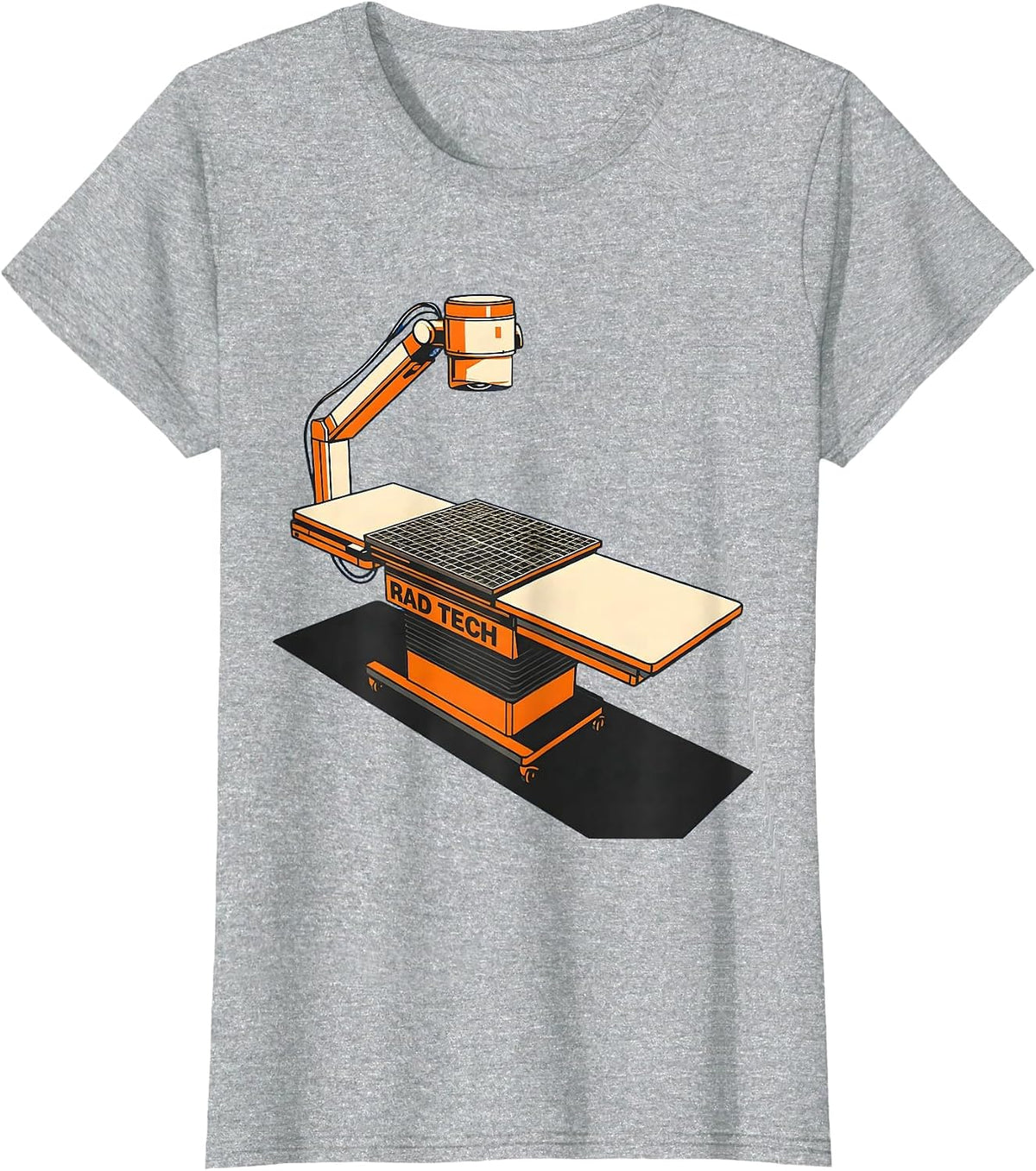 RAD TECH Cute Radiology Tech Coquette Playful Pride T-Shirt - Heather Grey