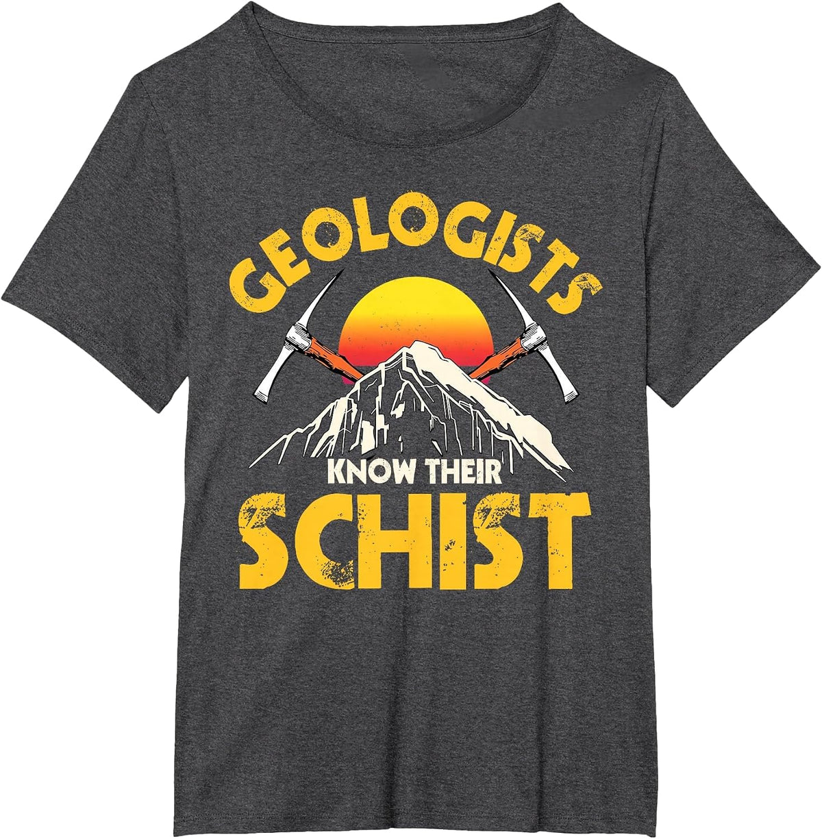 Geology Geologists Earth Scientists Mineral Rock Lovers T-Shirt - Dark Heather Grey