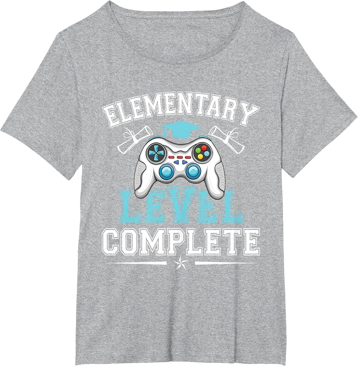 Elementary Level Complete Graduation 2026 Class Elementary T-Shirt - Heather Grey