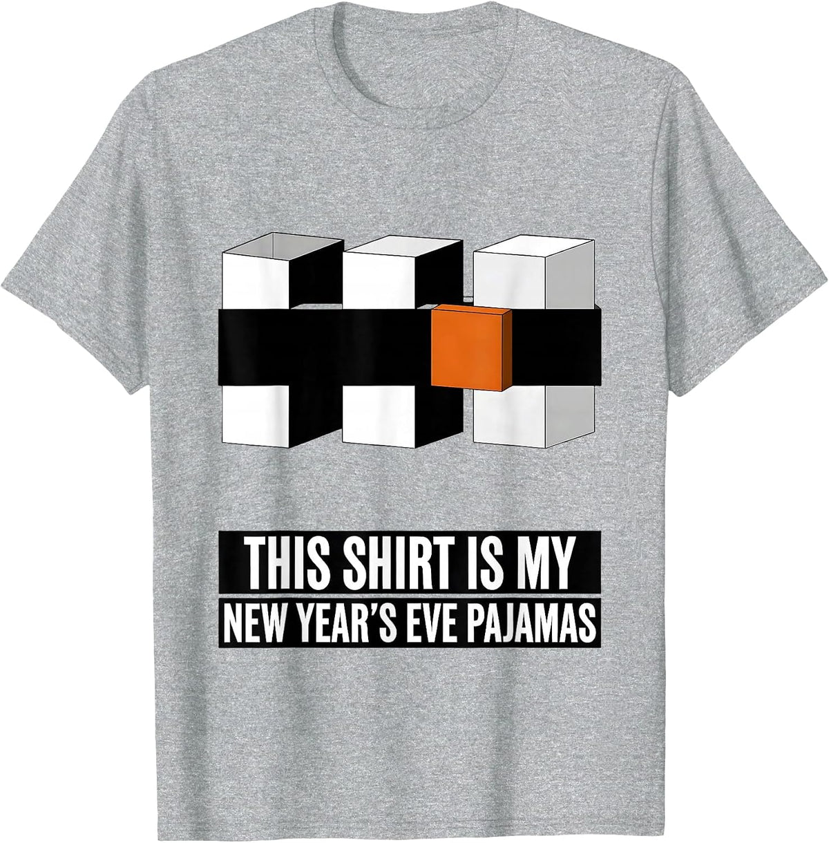 Men's This Shirt Is My New Year's Eve Pajamas Funny T-Shirt - Heather Grey