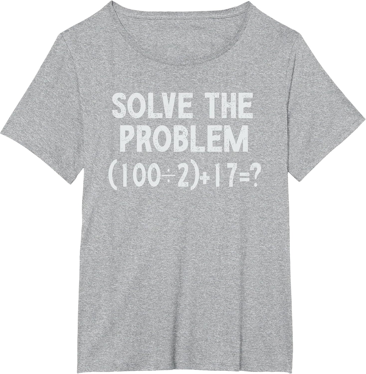 Funny 67 Meme PEMDAS Elementary Math Teacher Brainrot Joke T-Shirt - Heather Grey