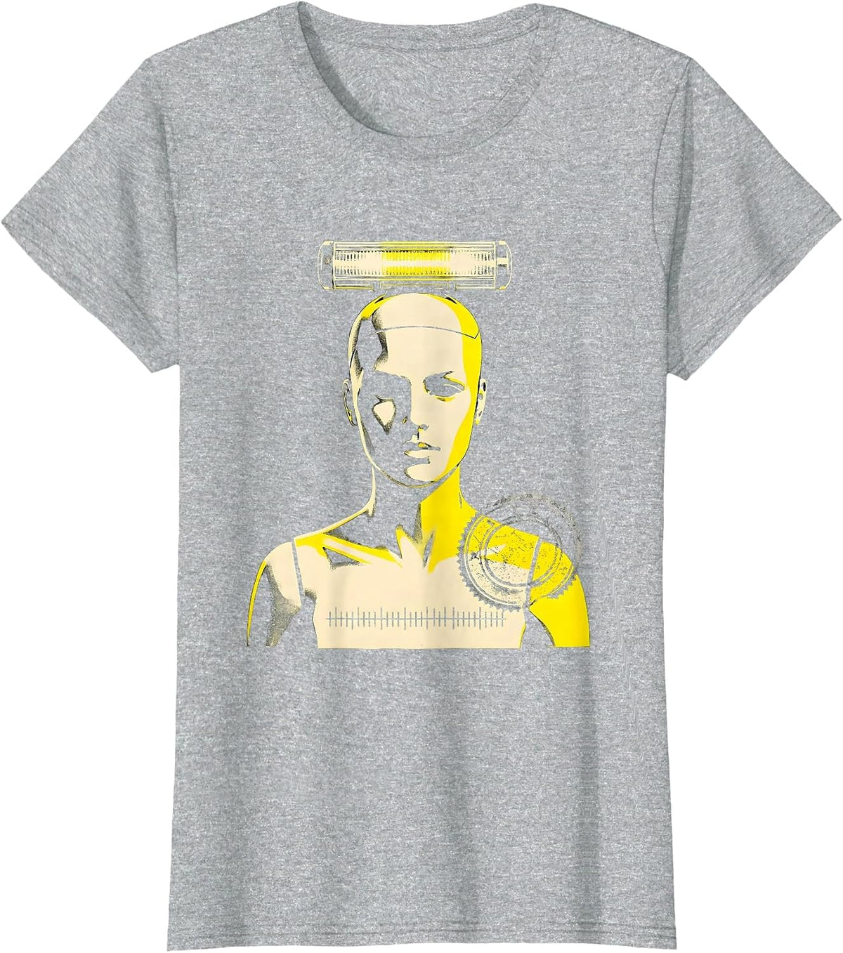 Women's Blunt Mannequin Emergency Light-Bar EMT Paramedic Humor T-Shirt - Heather Grey