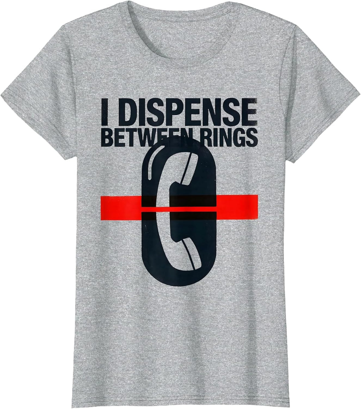 I Dispense Between Rings Funny Pharmacy Tech Technician T-Shirt - Heather Grey