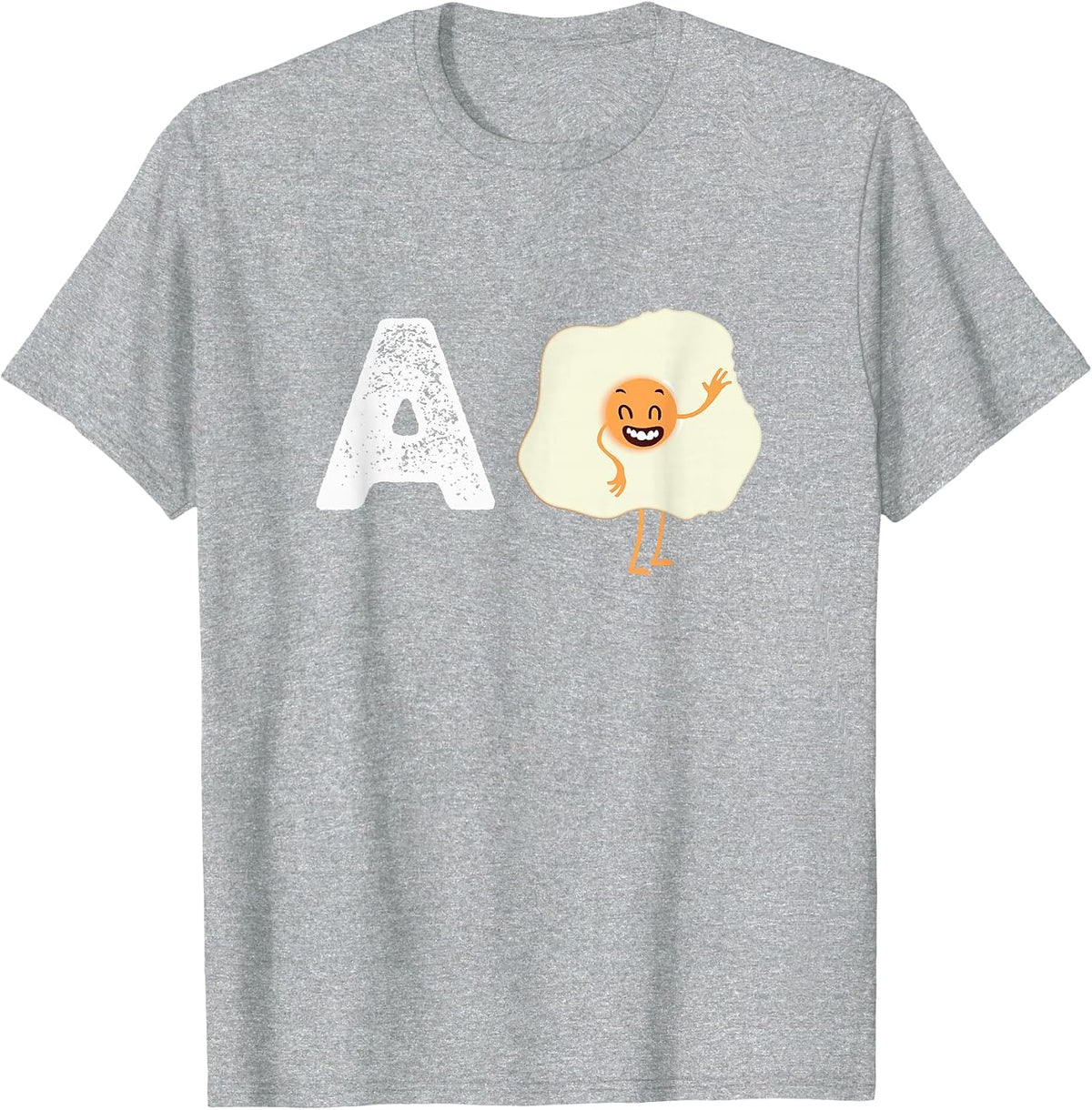 Ahuevo Funny Spanish Egg Lover Pun T-Shirt - Heather Grey