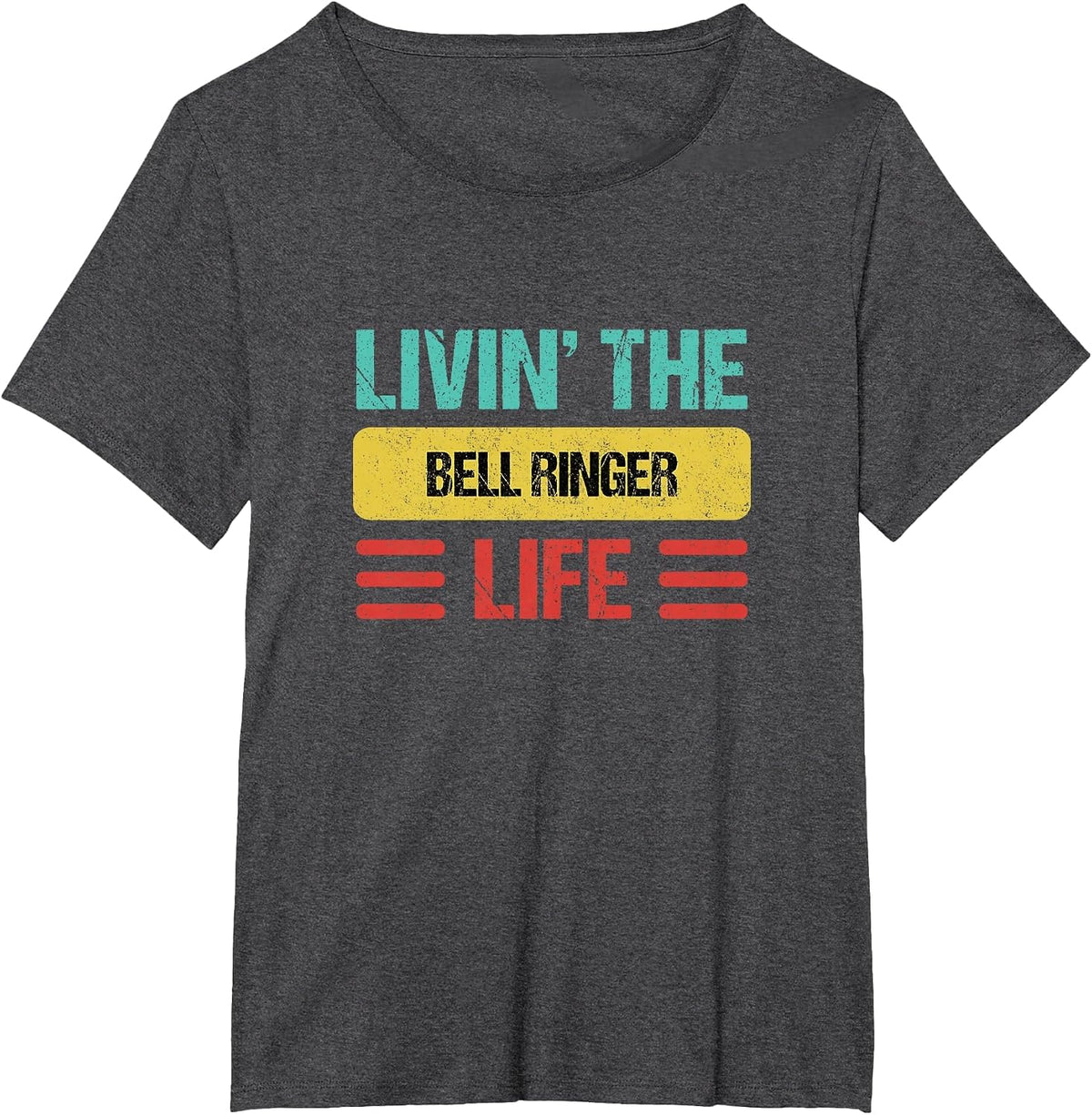 Bell Ringer T-Shirt - Dark Heather Grey