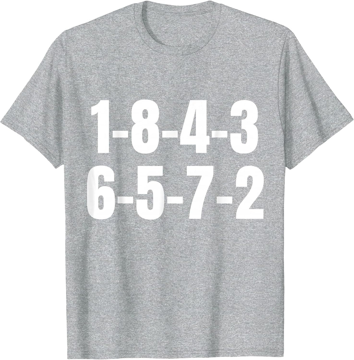 18436572 Firing Order Engine V8 Block Racing Mechanic T-Shirt - Heather Grey