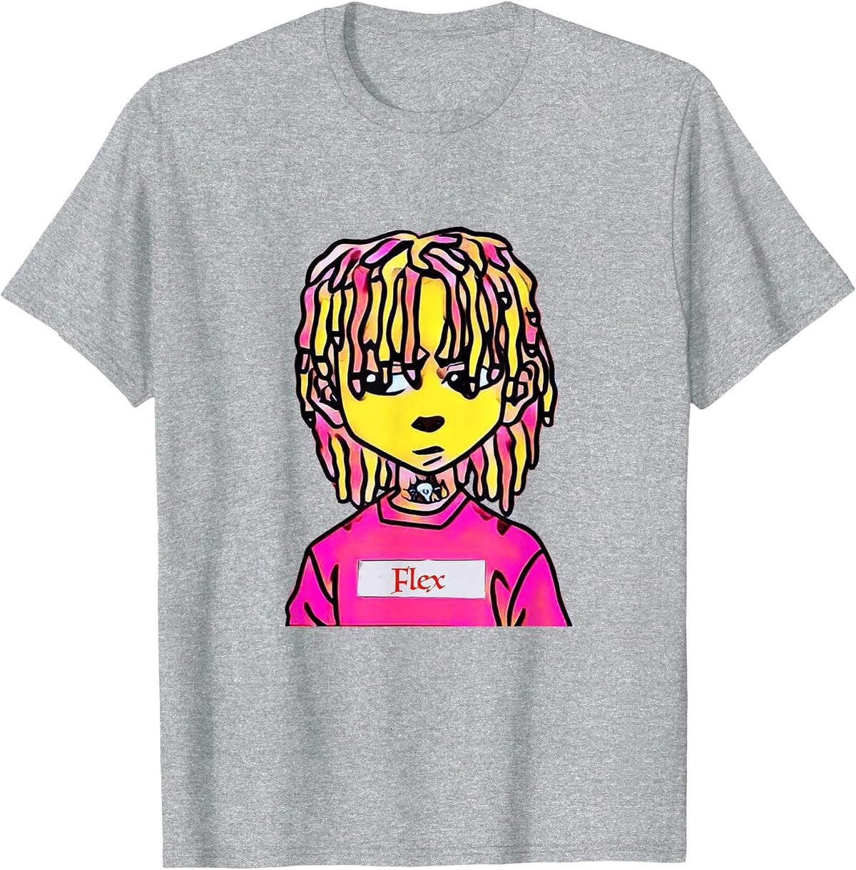 Lil and Big Cartoon Shirt T-Shirt - Heather Grey