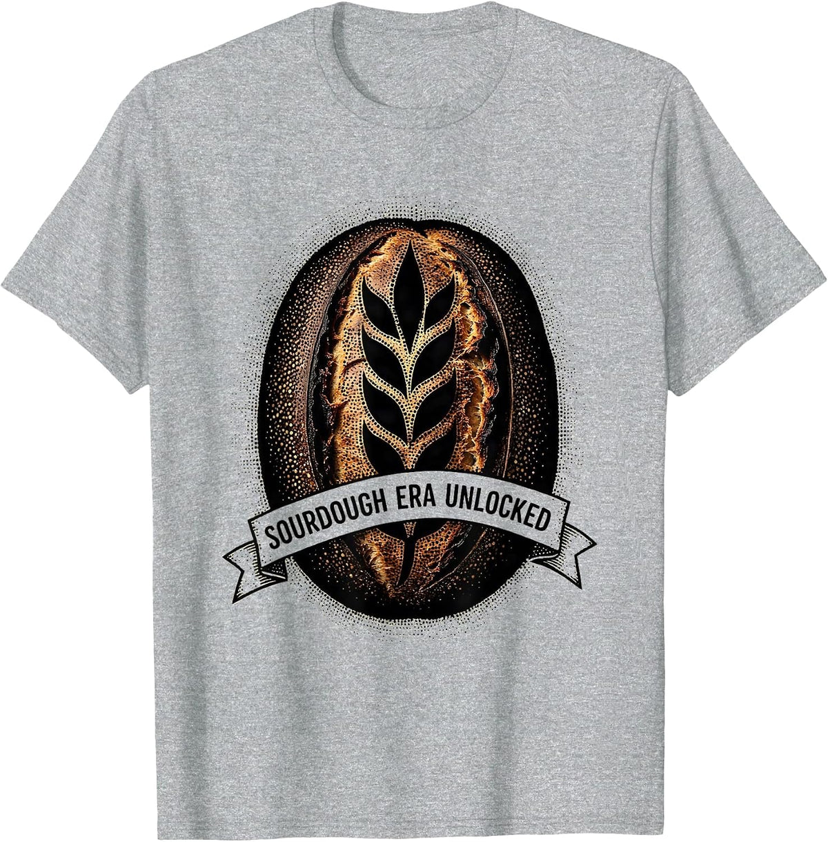 Men's In My Sourdough Era Unlocked Design T-Shirt - Heather Grey