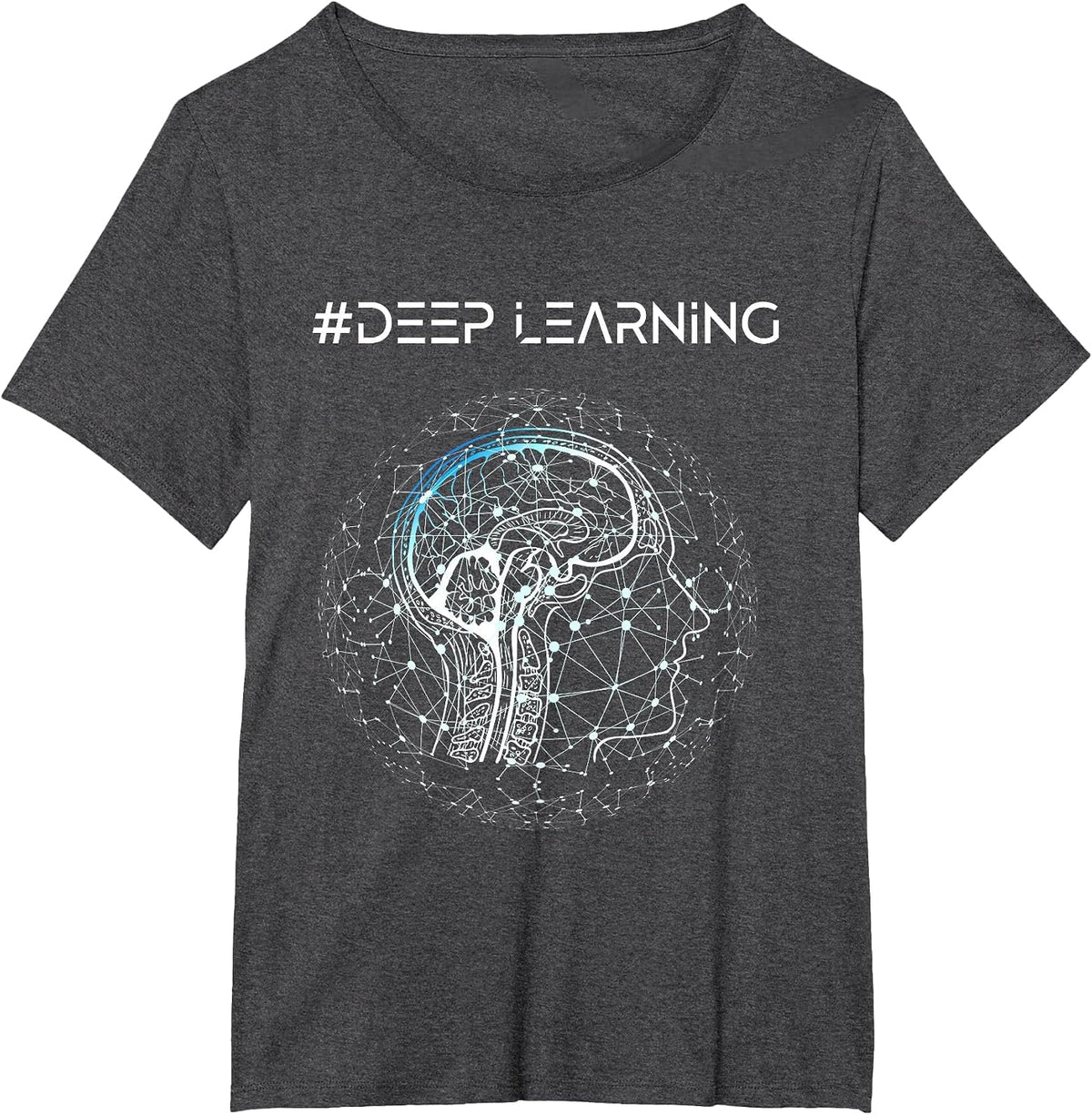 Deep Learning Data Science Machine Learning AI T-Shirt - Dark Heather Grey