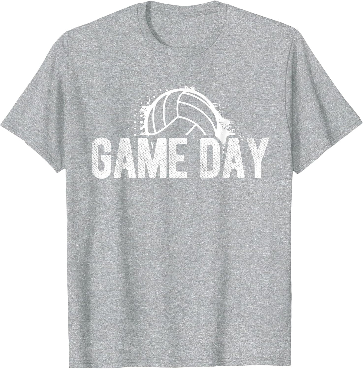 Game Day Volleyball Game Day Athlete Sport Hobby Coach T-Shirt - Heather Grey