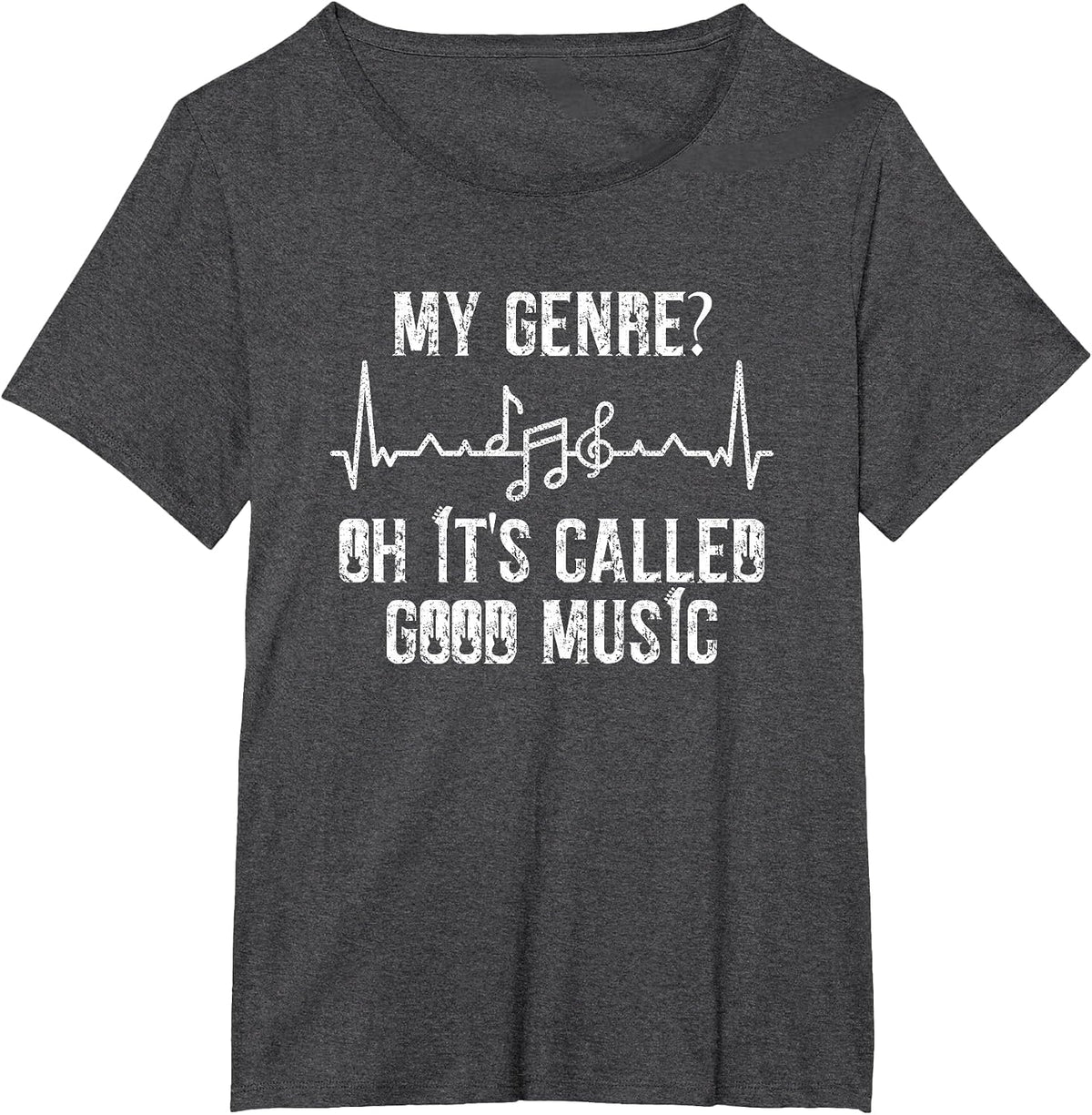 My Genre? Oh It's Called Good Music Indie Rock Indie Artist T-Shirt - Dark Heather Grey