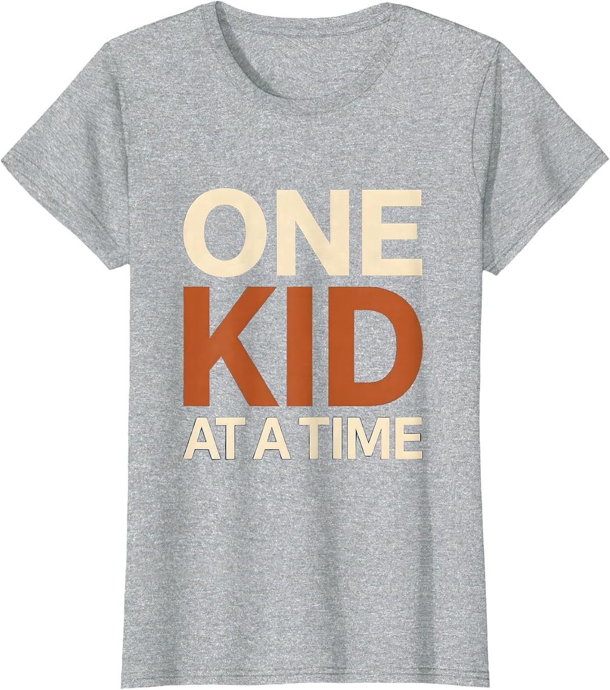Women's One Kid at a Time Paraprofessional Design T-Shirt - Heather Grey