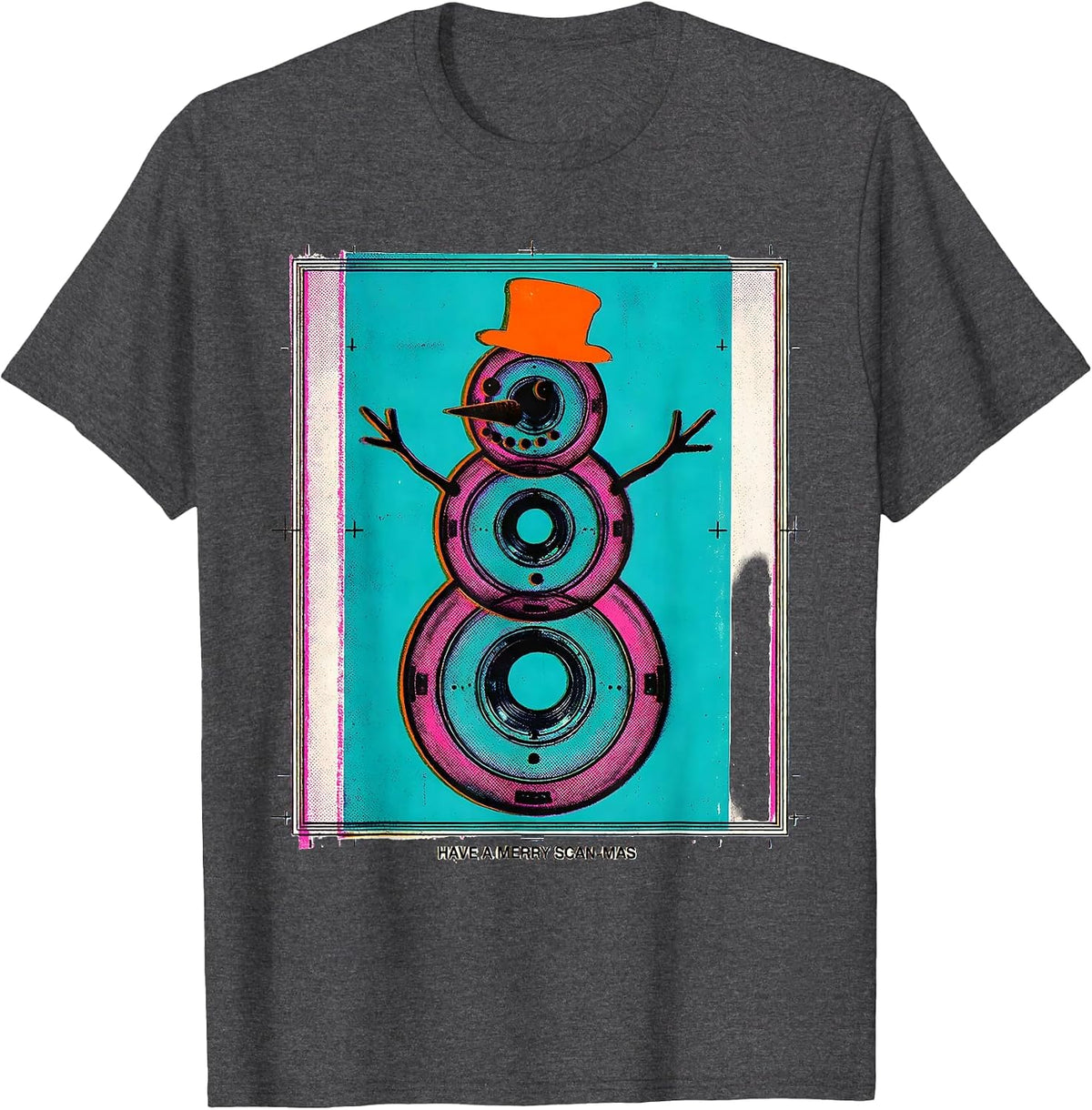 Have A Merry Scan-mas Radiology Tech Christmas Humor T-Shirt - Dark Heather Grey