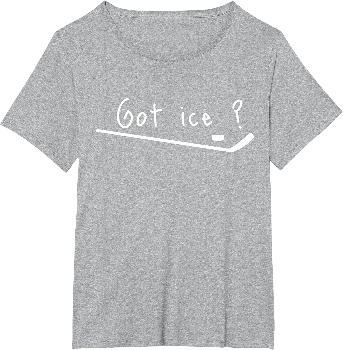 Ice Hockey T-Shirt - Heather Grey