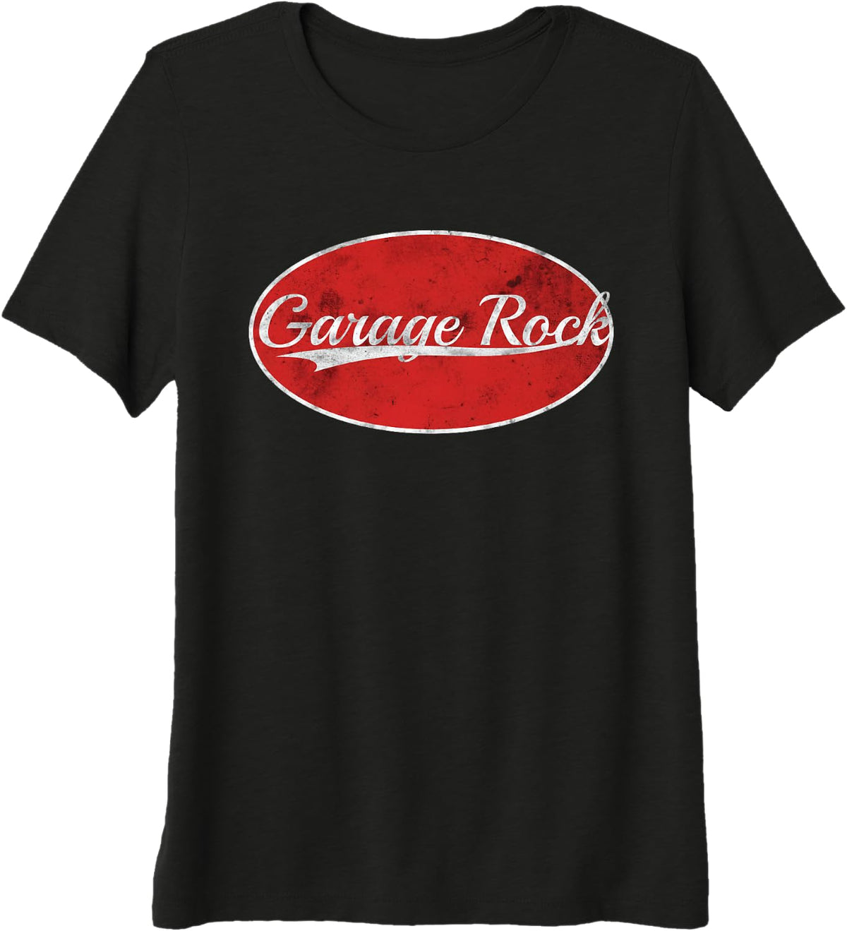 Garage Rock Indie Music Band Varsity Graphic Premium Tri-Blend T-Shirt - Black