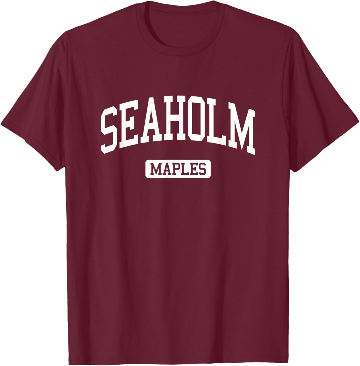 Seaholm High School HS Birmingham MI Varsity Sports T-Shirt - Burgundy