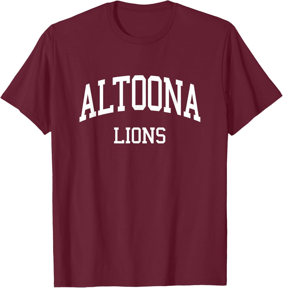Altoona High School HS Altoona PA Retro Sports T-Shirt - Burgundy