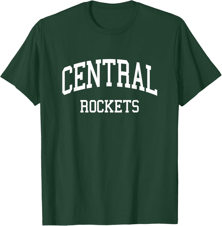 Central High School HS Miami FL Retro Sports T-Shirt - Dark Green