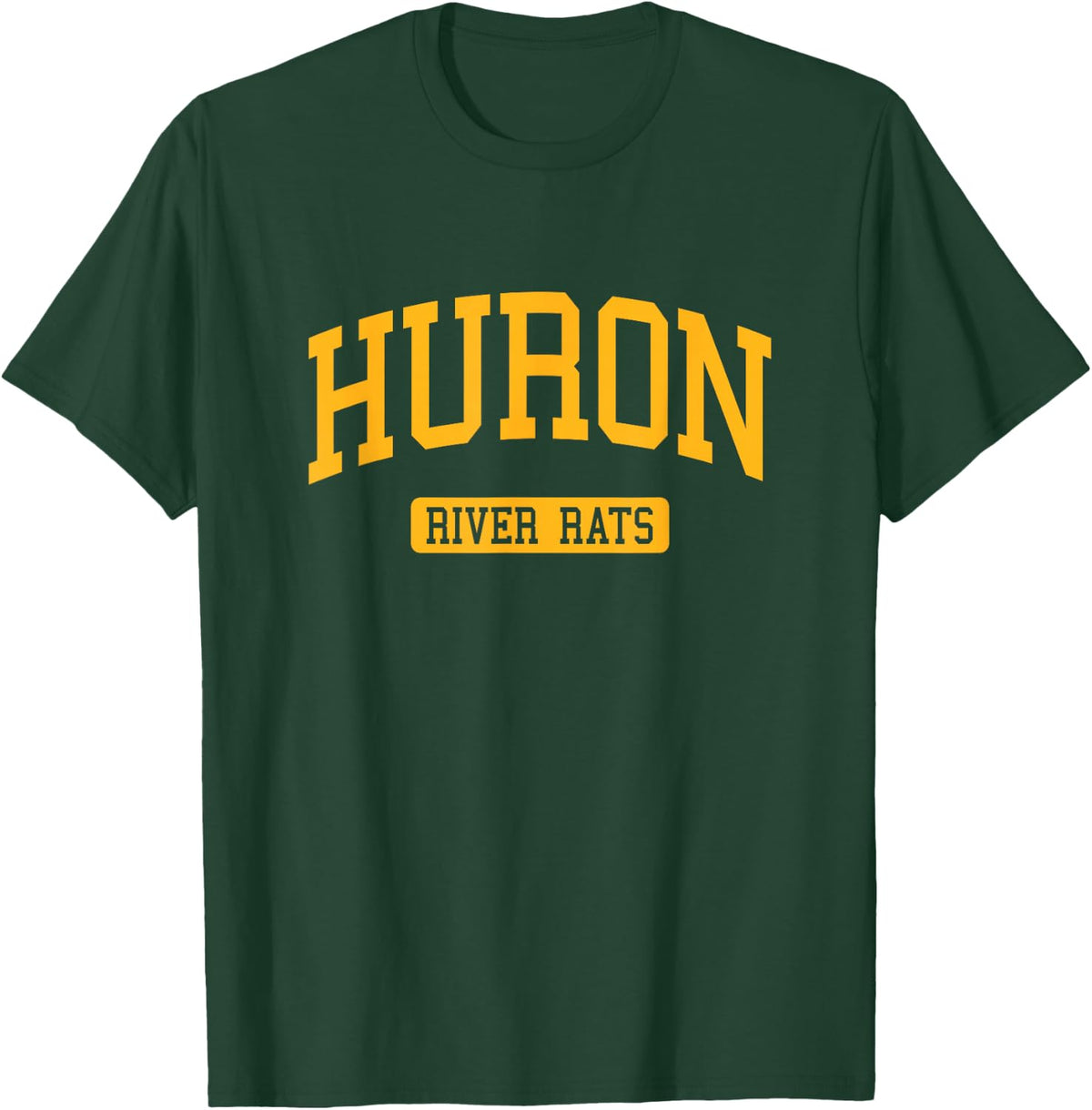 Huron High School HS Ann Arbor MI Varsity Sports T-Shirt - Dark Green