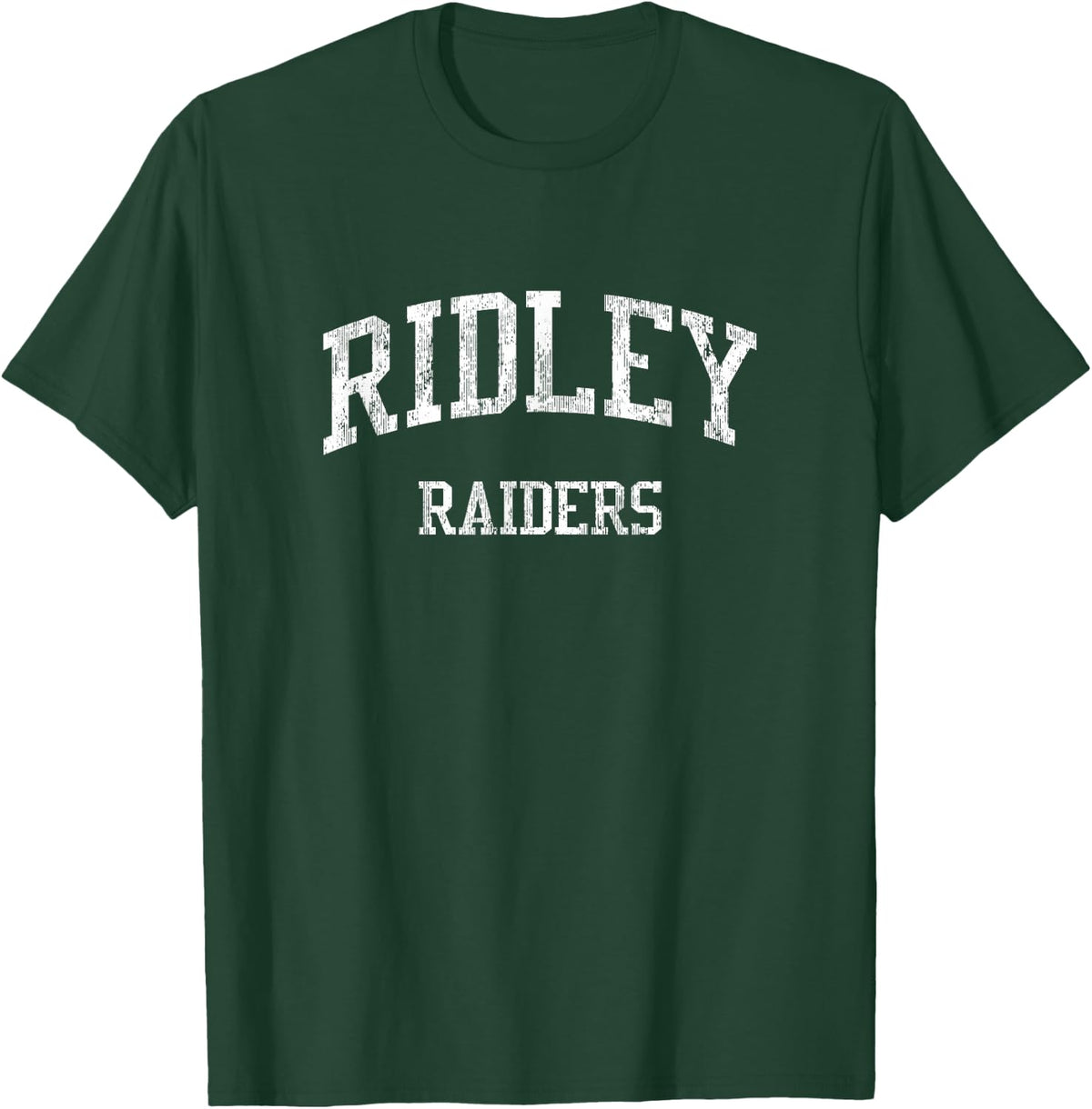Ridley High School HS Folsom PA Vintage Sports T-Shirt - Dark Green