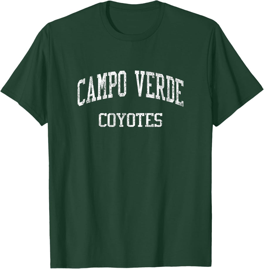 Campo Verde High School HS Gilbert AZ Vintage Sports T-Shirt - Dark Green